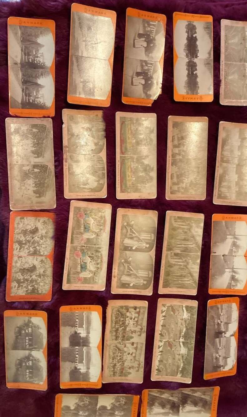 Antique Stereoscope View Cards, Feat. Fangel Stereoskop Fabrik & other Publisher